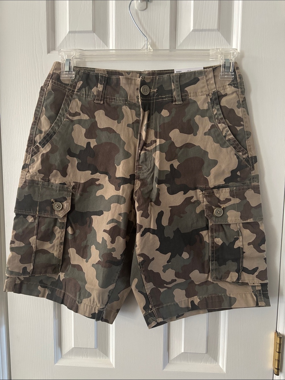 NEW from package 
Sonoma Men's Camo Cargo Shorts - Green/Brown/Tan